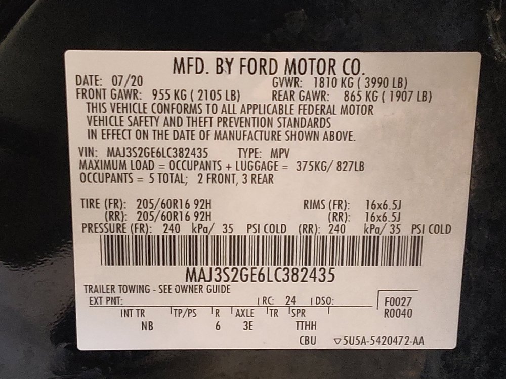 Used 2020 Ford EcoSport SE w/ SE Convenience Package FWD image 33