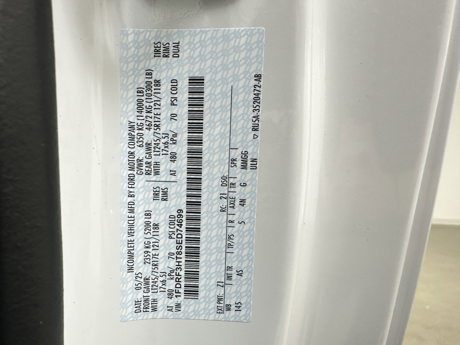 New 2025 Ford F350 XL w/ XL Chrome Package image 16