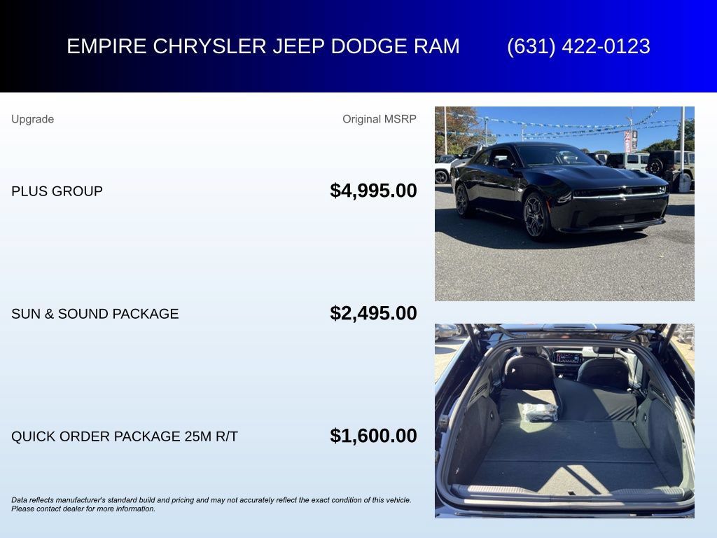 New 2024 Dodge Charger Daytona R/T w/ Plus Group AWD/4WD image 6