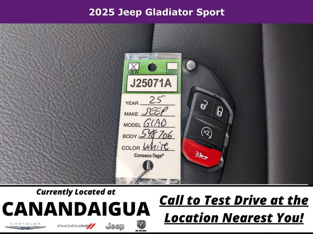 New 2025 Jeep Gladiator Sport AWD/4WD image 34