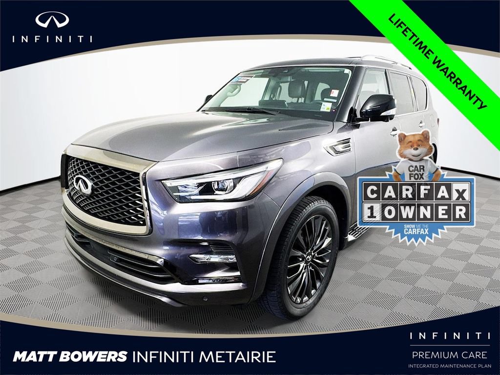 Used 2022 INFINITI QX80 Premium Select w/ Cargo Package RWD image 1