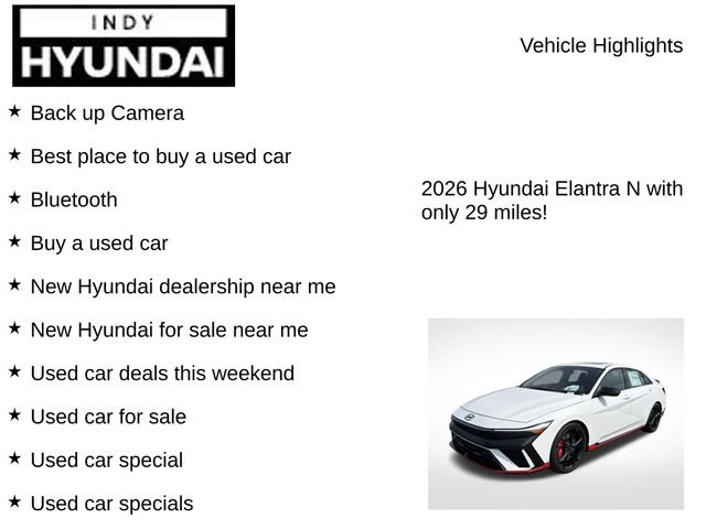 New 2026 Hyundai Elantra N FWD image 7