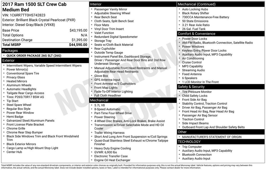 Used 2017 RAM 1500 Classic SLT image 35