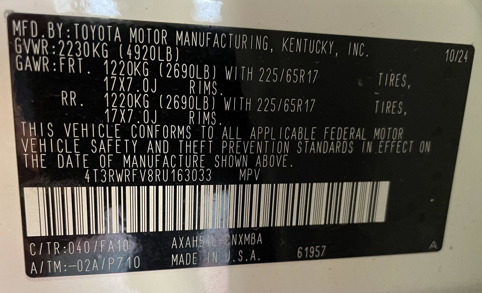 Used 2024 Toyota RAV4 XLE w/ Convenience Package image 40