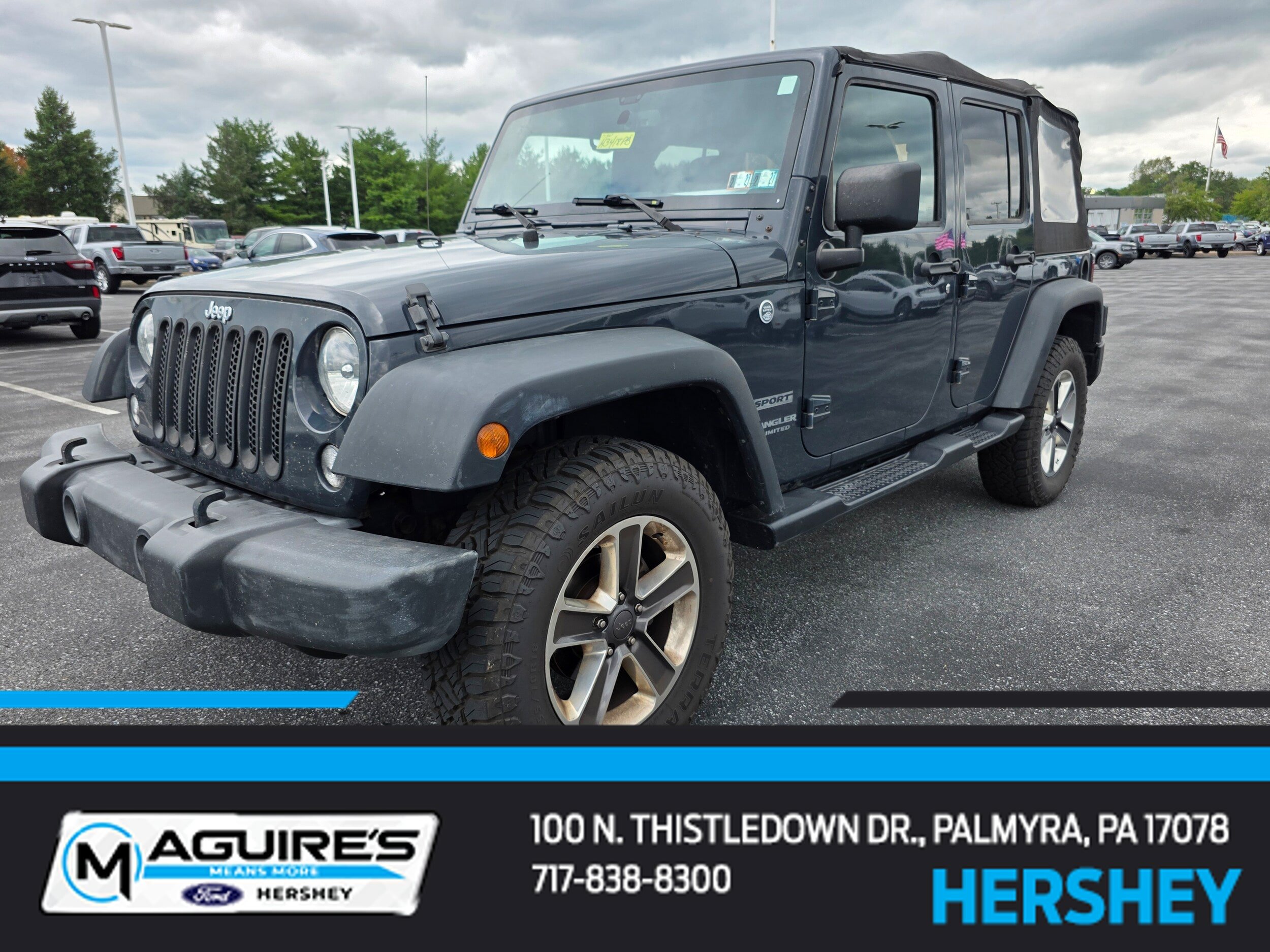 Used 2017 Jeep Wrangler Unlimited Sport w/ Quick Order Package 24S