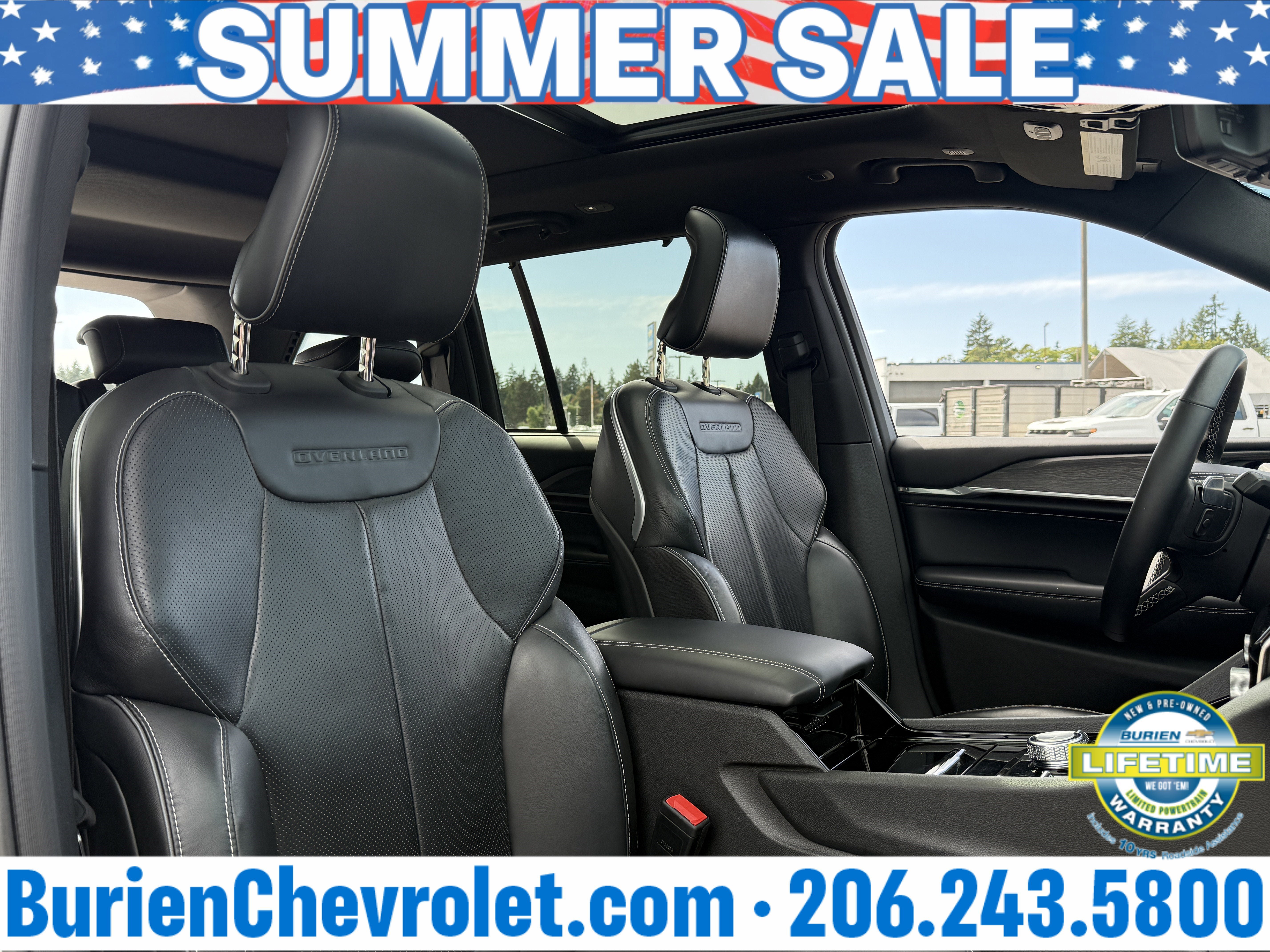 Used 2022 Jeep Grand Cherokee Overland w/ Adv Protech Group III AWD/4WD image 21