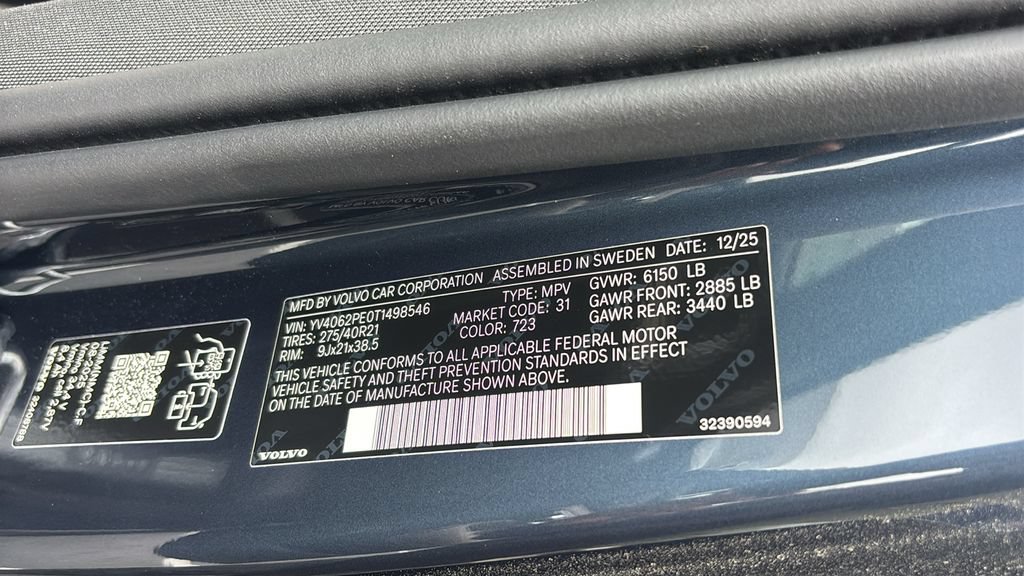 New 2026 Volvo XC90 B6 Plus w/ Protection Package Premier AWD/4WD image 36