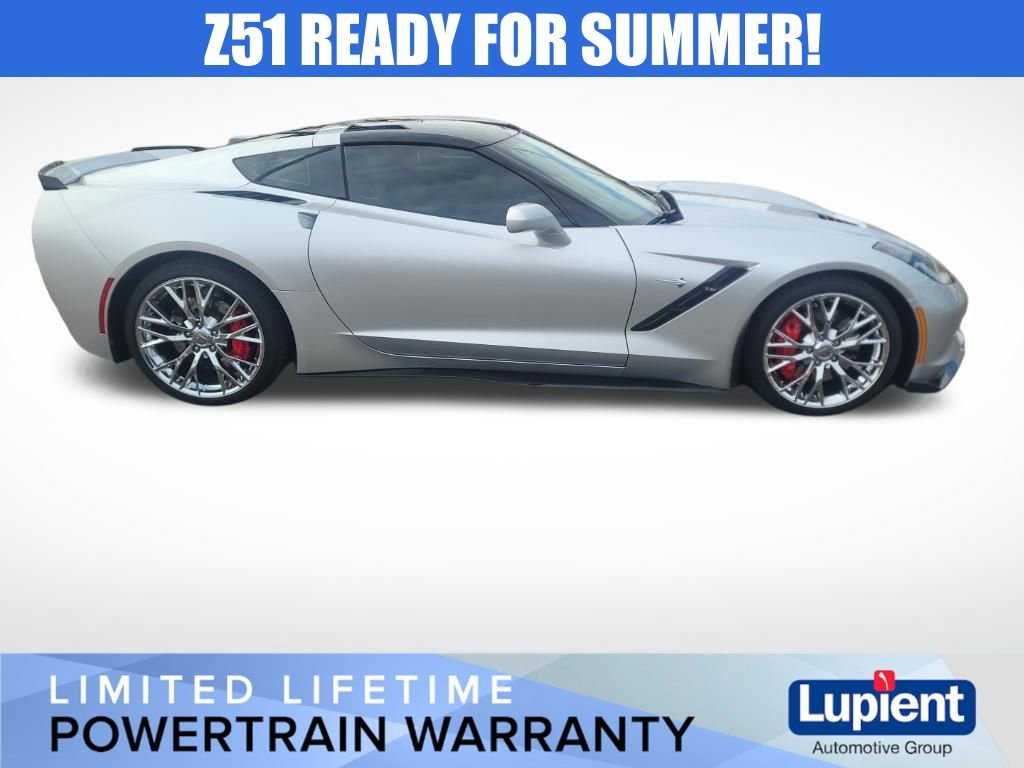 Used 2017 Chevrolet Corvette Stingray Coupe w/ LPO, Stingray Logo Package image 2