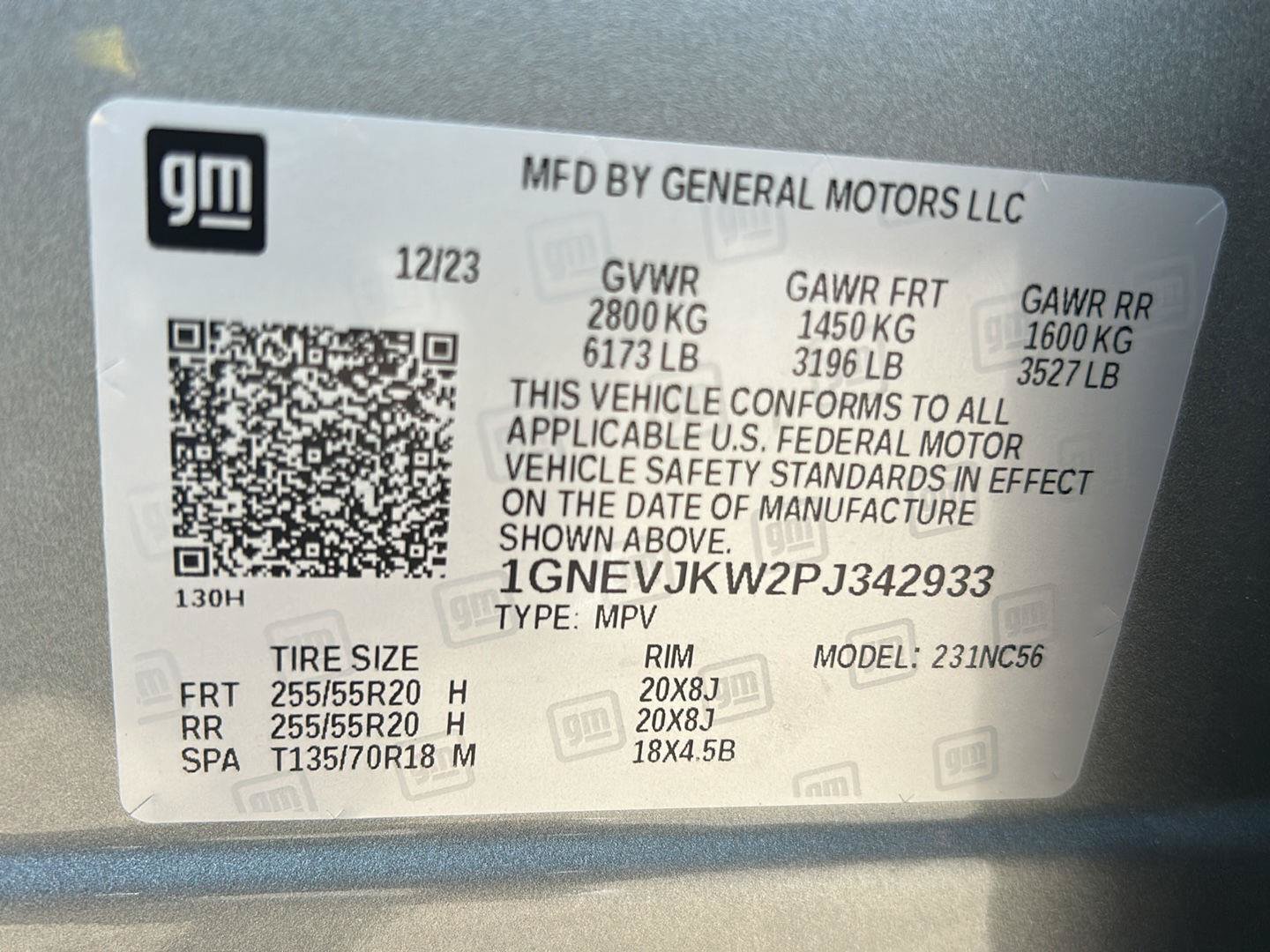 Used 2023 Chevrolet Traverse RS w/ LPO, Floor Liner Package AWD/4WD image 33