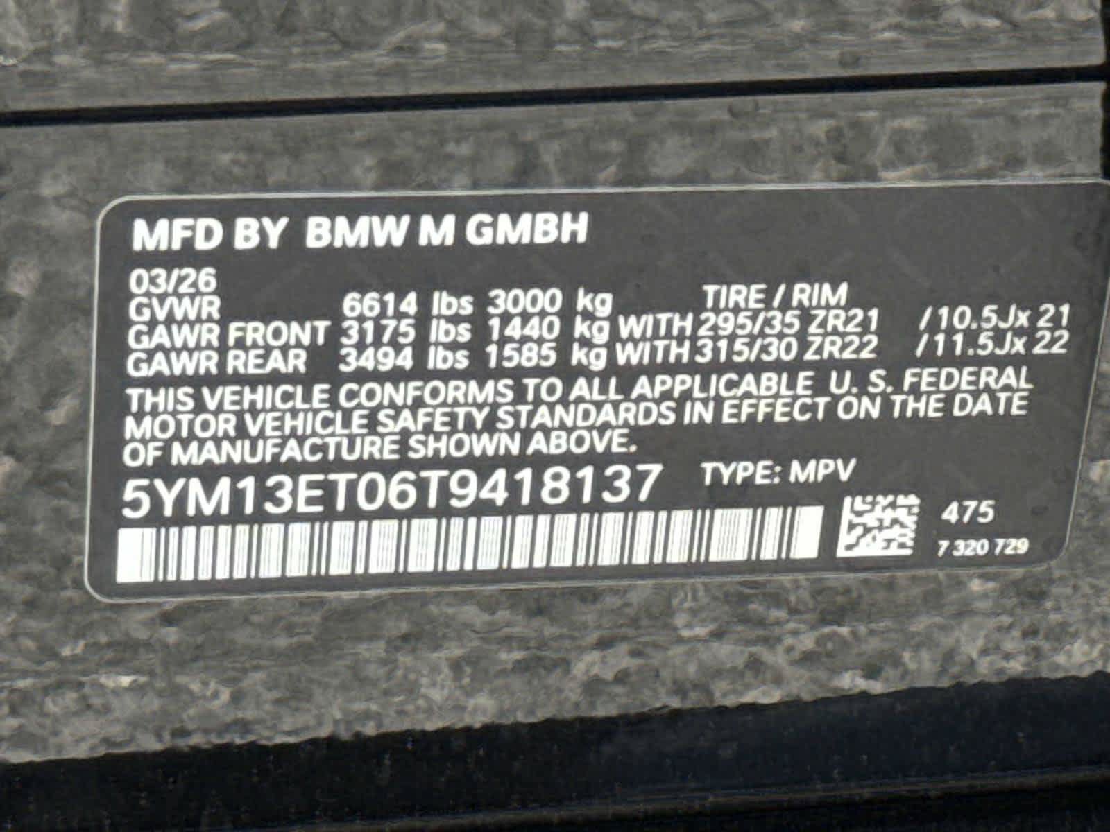 New 2026 BMW X5 M Competition w/ Executive Package AWD/4WD image 30