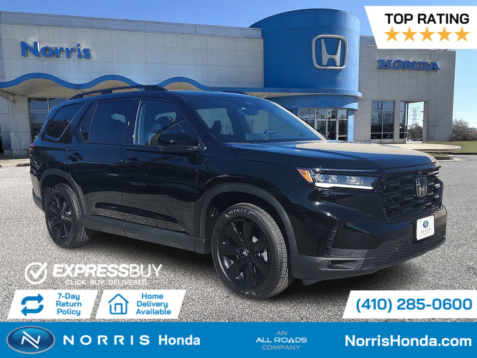 New 2025 Honda Pilot Black Edition