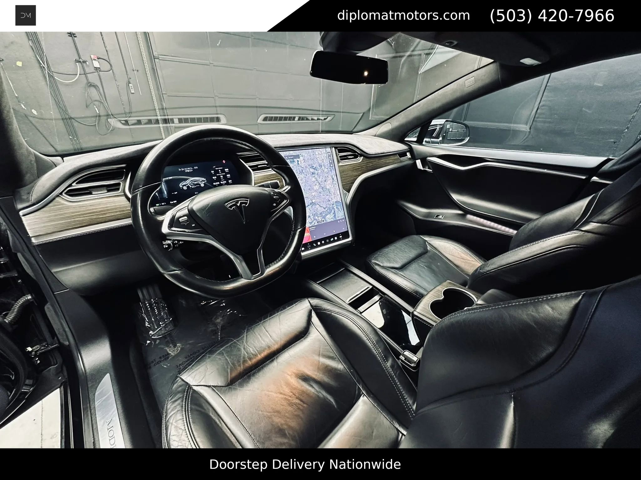 Used 2015 Tesla Model S 70D AWD/4WD image 17