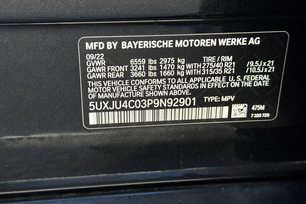 Used 2023 BMW X5 M50i w/ Executive Package image 36