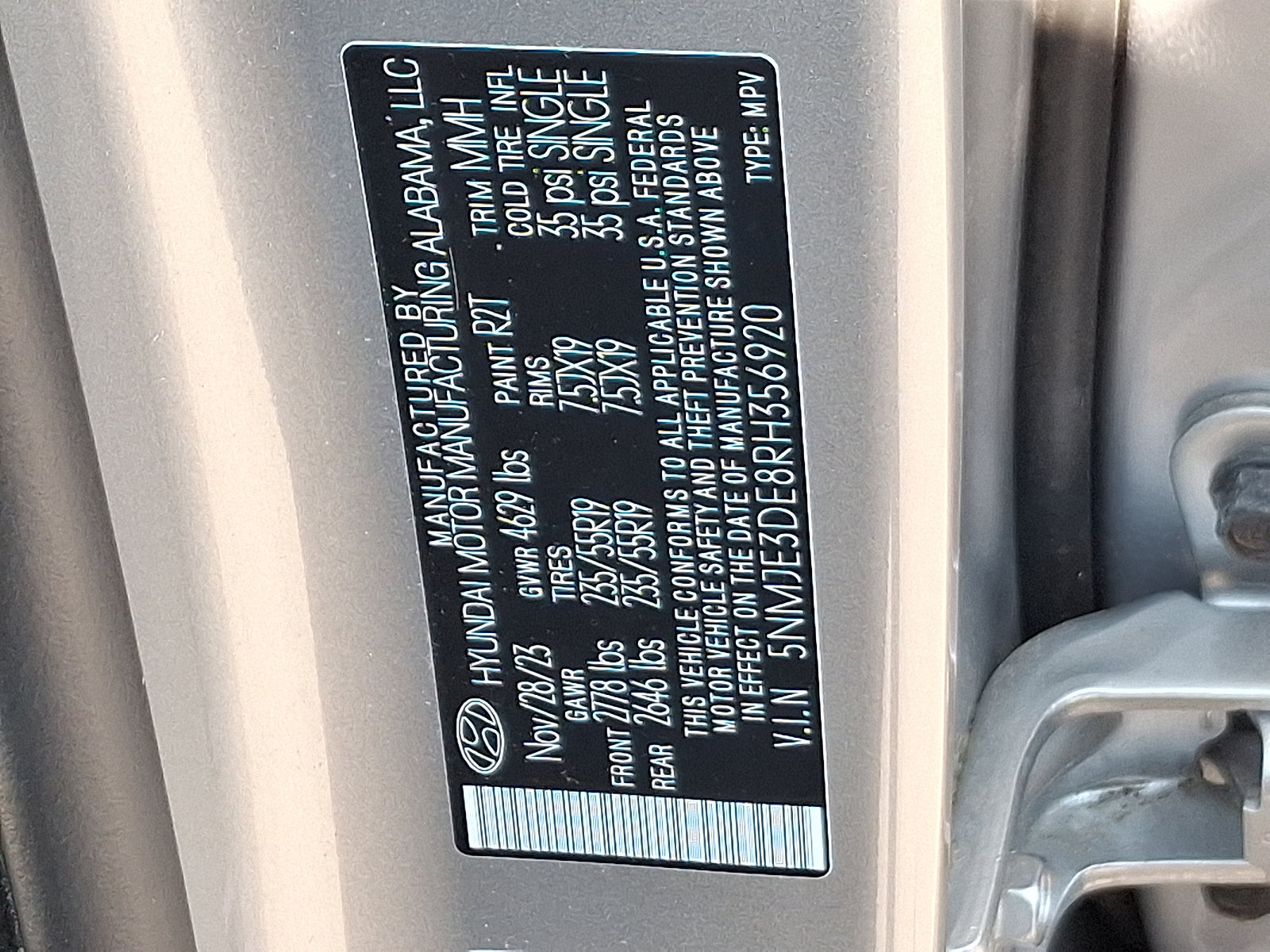 Certified 2024 Hyundai Tucson Limited FWD image 29