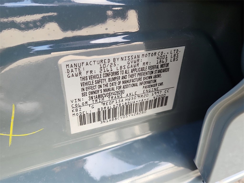 New 2025 Nissan Sentra SV image 10