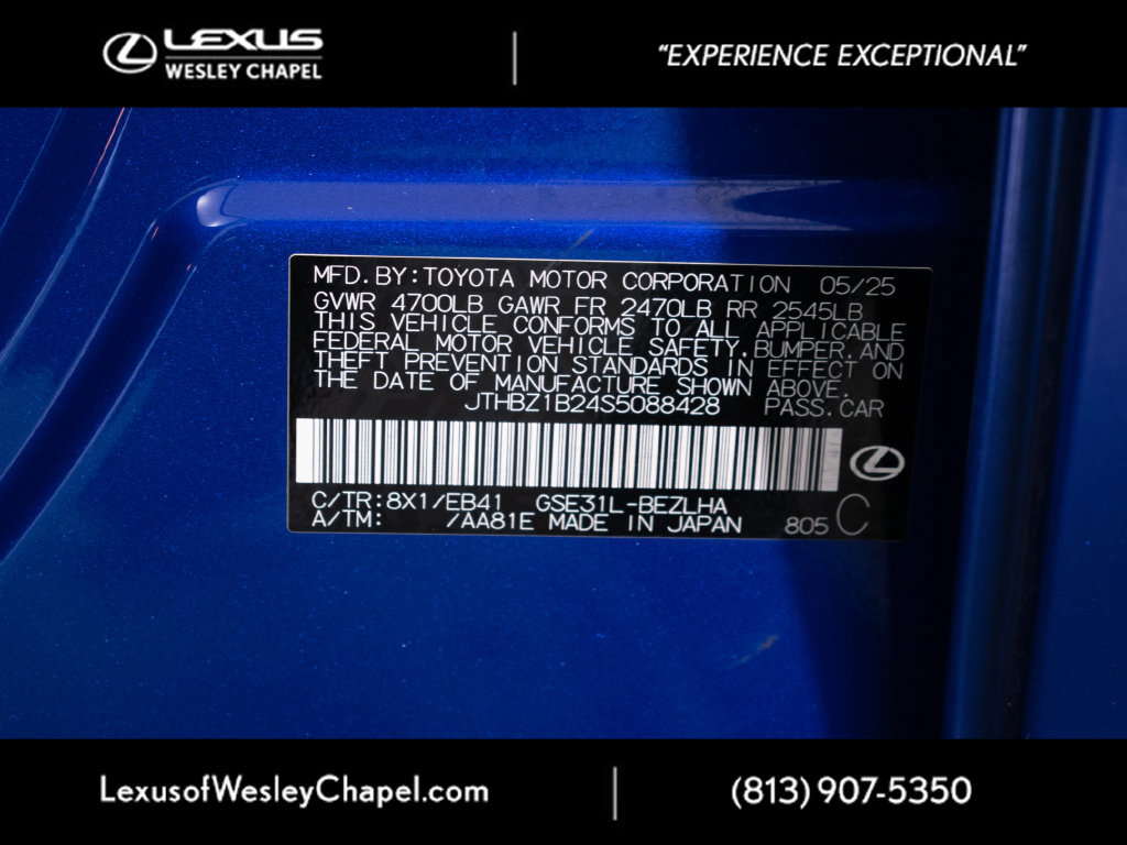 Certified 2025 Lexus IS 350 F Sport RWD image 26