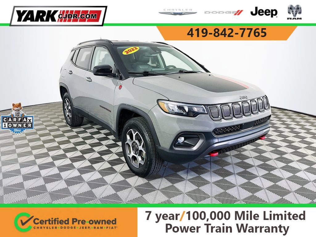 Certified 2022 Jeep Compass Trailhawk w/ Trailhawk Convenience Group