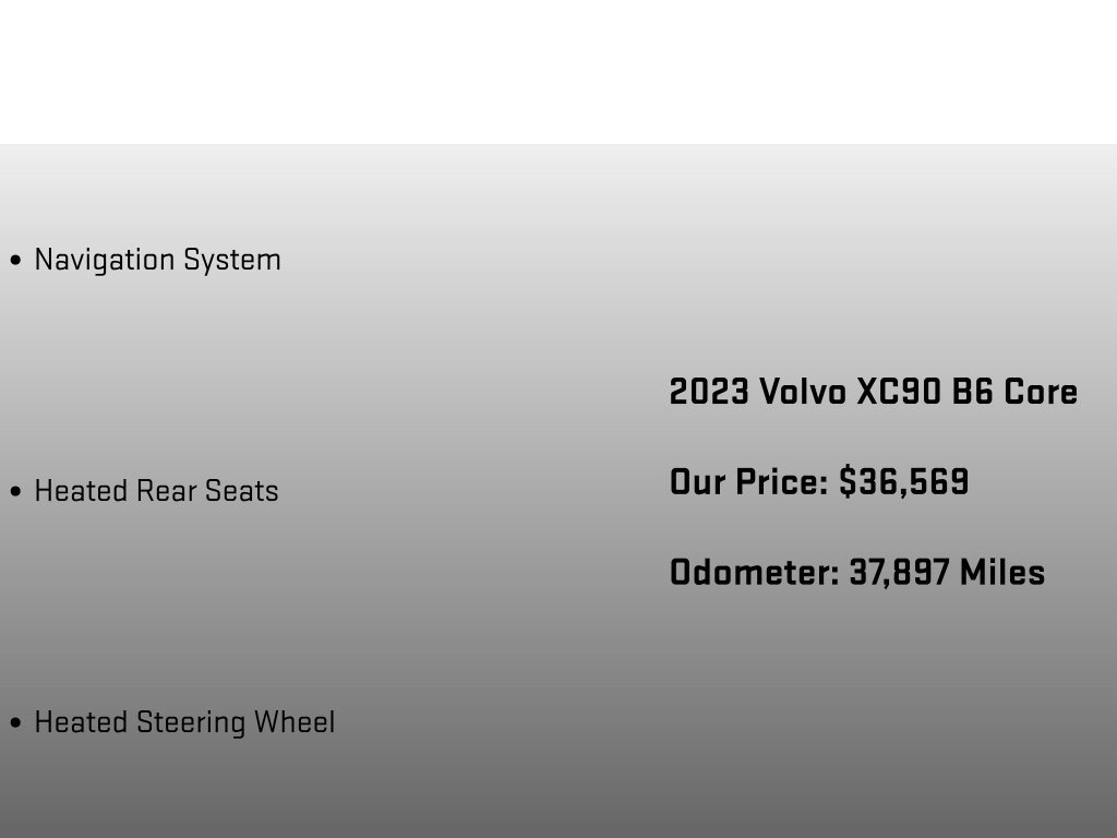 Used 2023 Volvo XC90 B6 Core AWD/4WD image 18