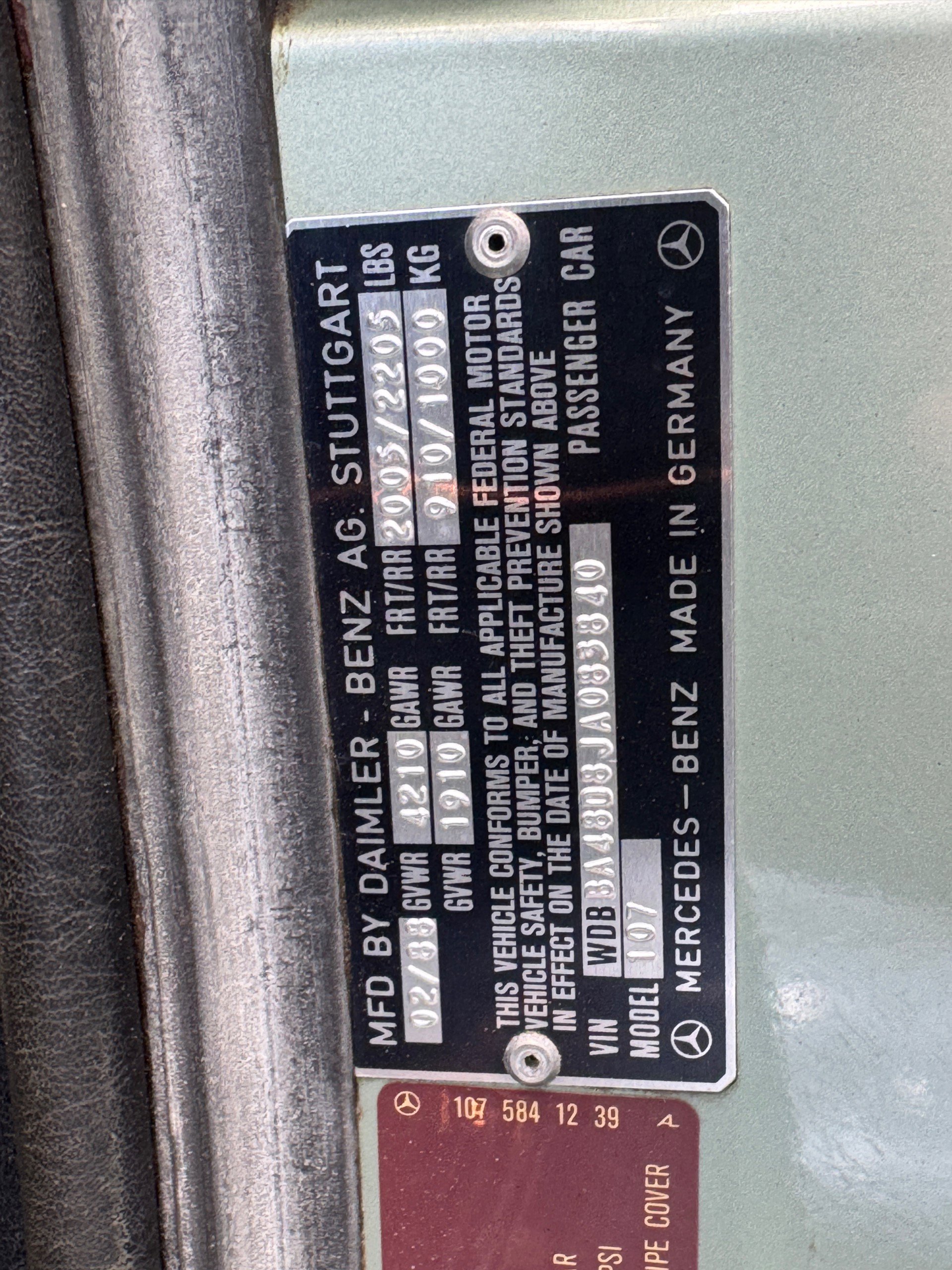 Used 1988 Mercedes-Benz 560 SL image 43