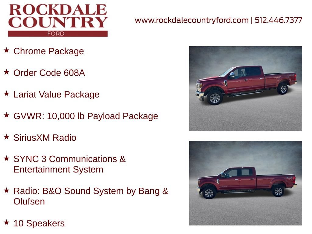 Used 2019 Ford F250 Lariat w/ Chrome Package AWD/4WD image 8