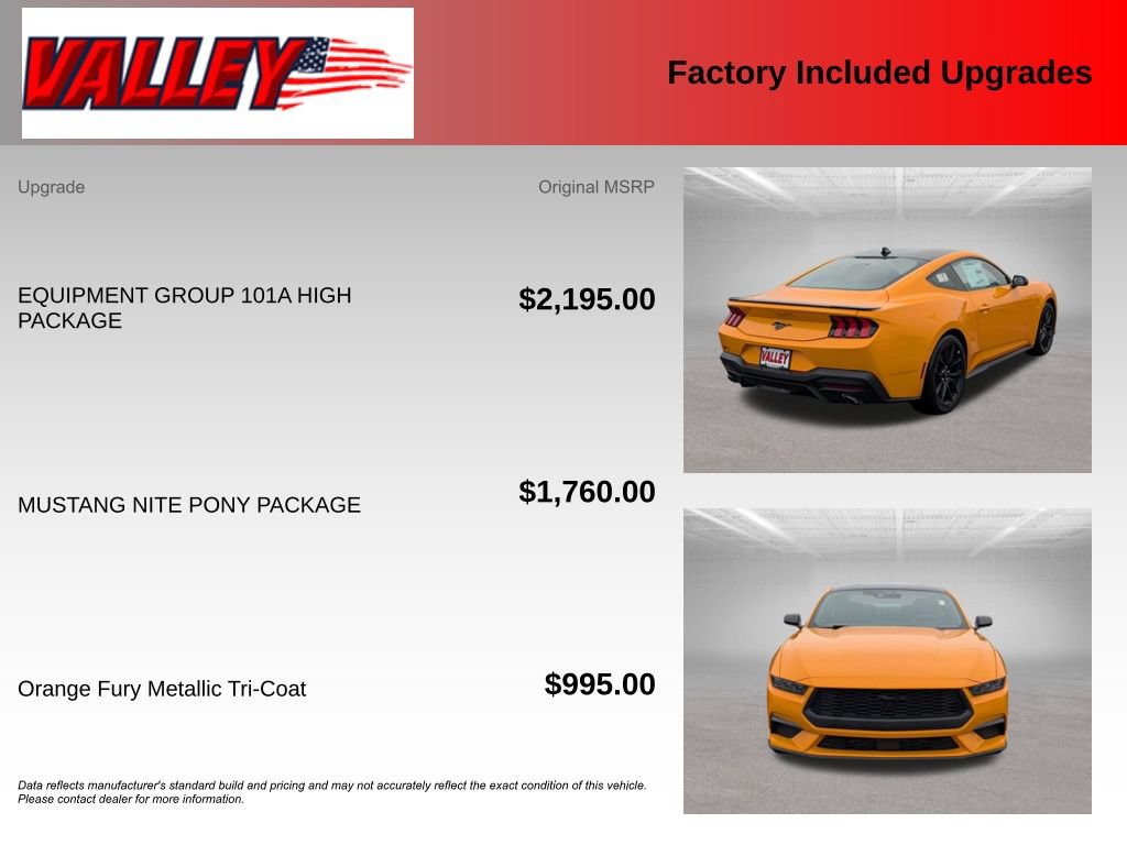 New 2026 Ford Mustang Coupe w/ Mustang Nite Pony Package RWD image 5