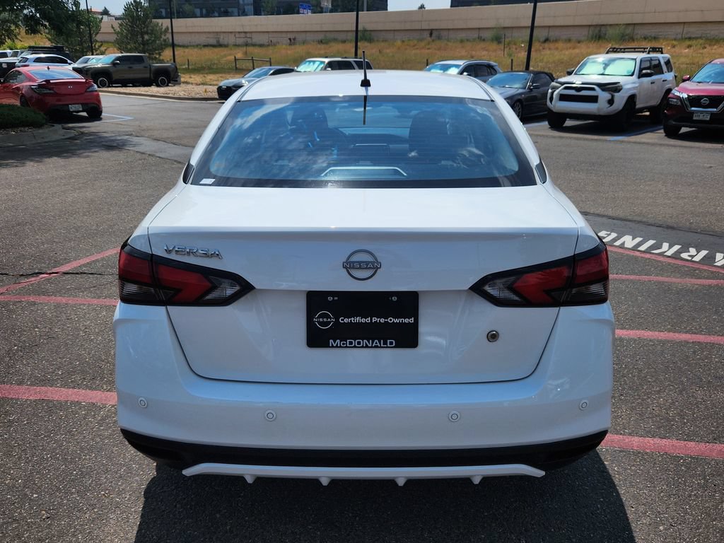 Certified 2025 Nissan Versa S w/ Trunk Package FWD image 4
