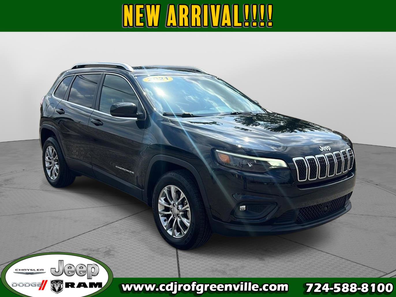 Used 2021 Jeep Cherokee Latitude Lux w/ Comfort/Convenience Group image 1