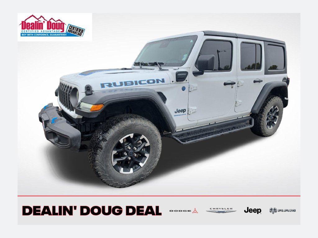 Used 2024 Jeep Wrangler Unlimited Rubicon 4xe w/ Convenience Group AWD/4WD 360° Tour