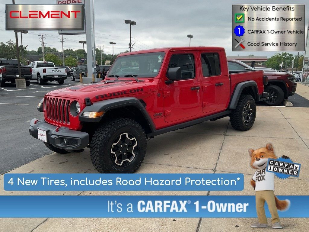 Used 2021 Jeep Gladiator Rubicon w/ Uconnect 4C Nav & Sound Group image 1