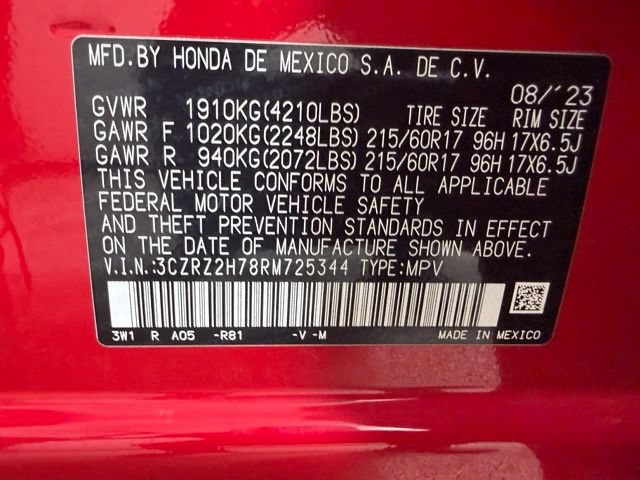 Used 2024 Honda HR-V EX-L image 24