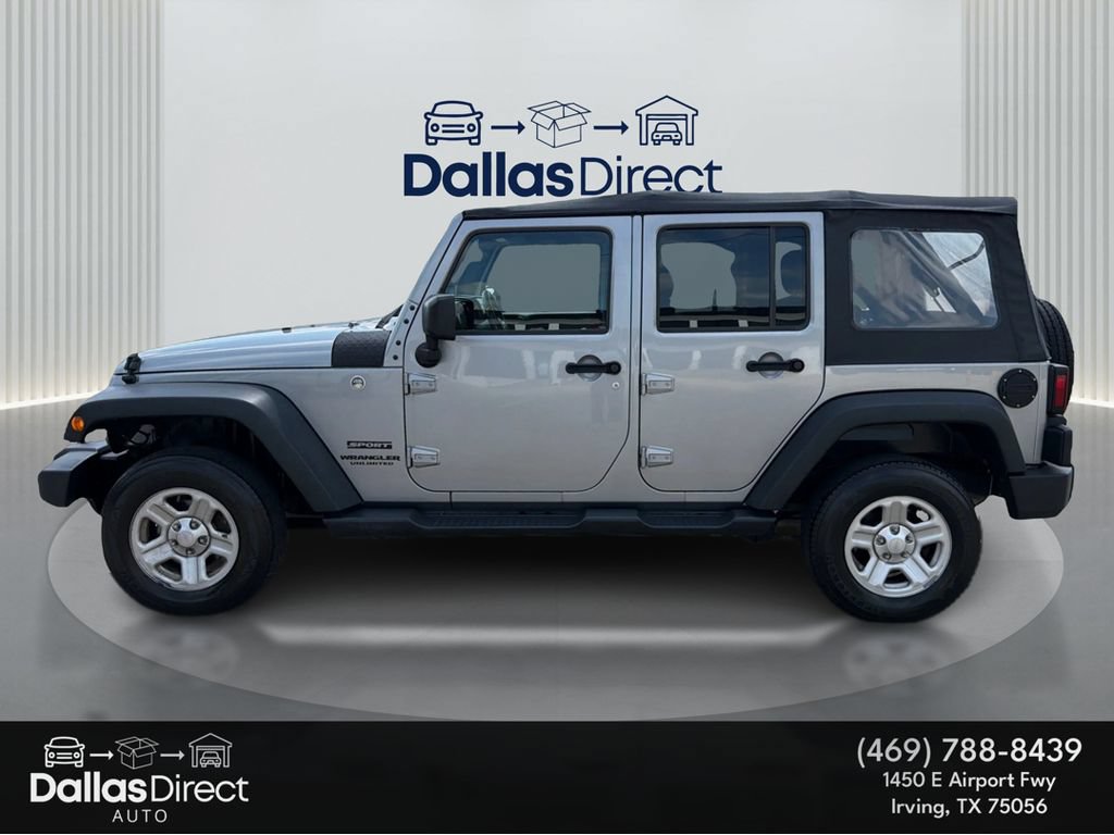 Used 2017 Jeep Wrangler Unlimited Sport w/ Connectivity Group AWD/4WD image 9