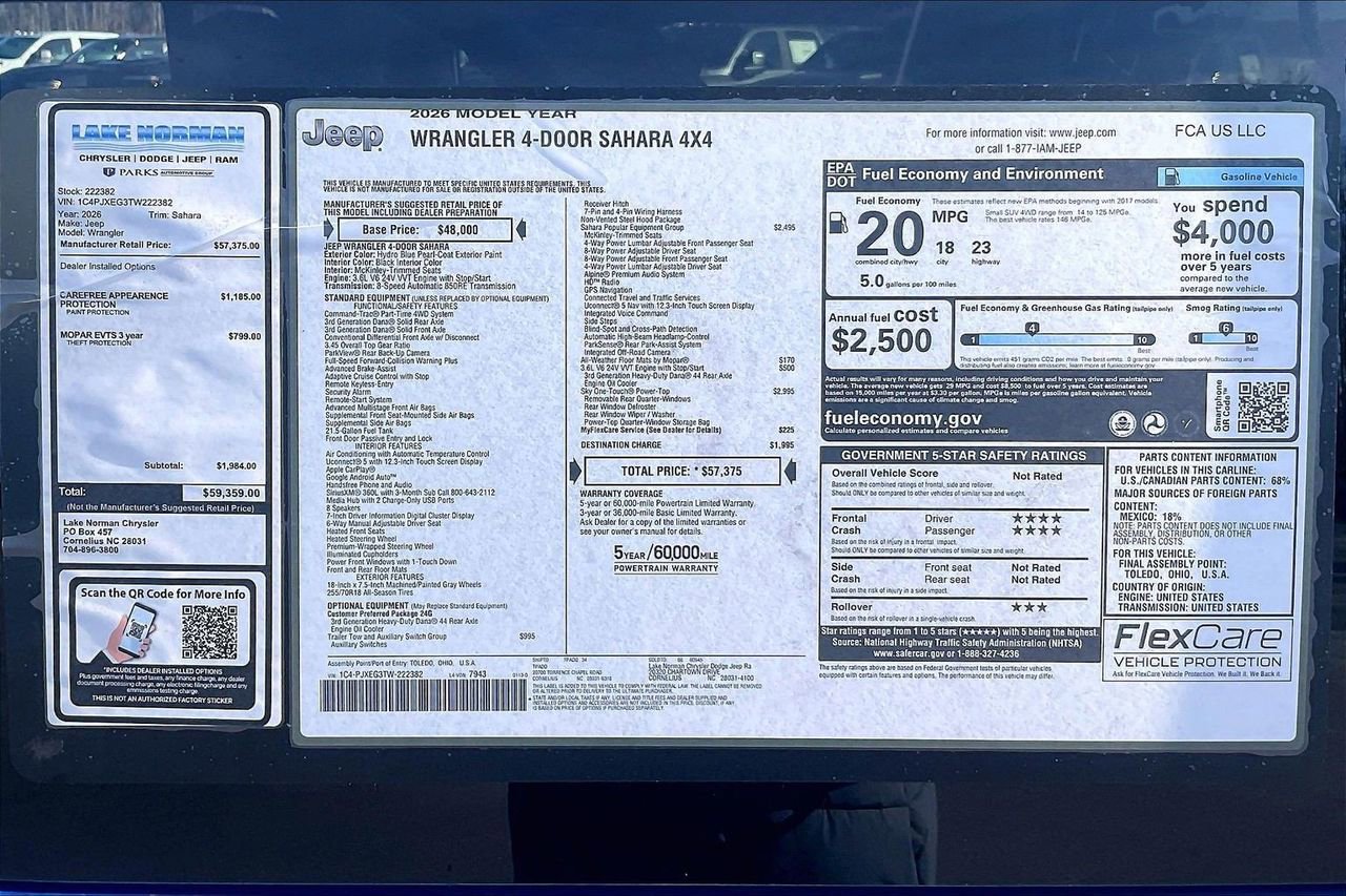 New 2026 Jeep Wrangler Sahara image 38