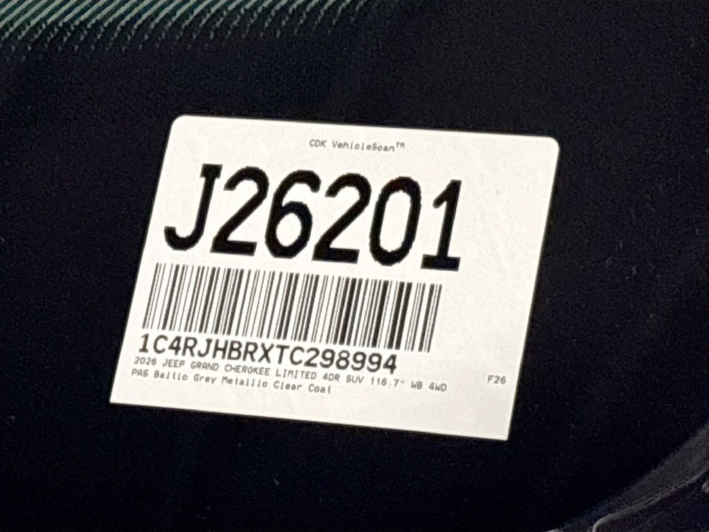 New 2026 Jeep Grand Cherokee Limited w/ MOPAR Finishing Package AWD/4WD image 25
