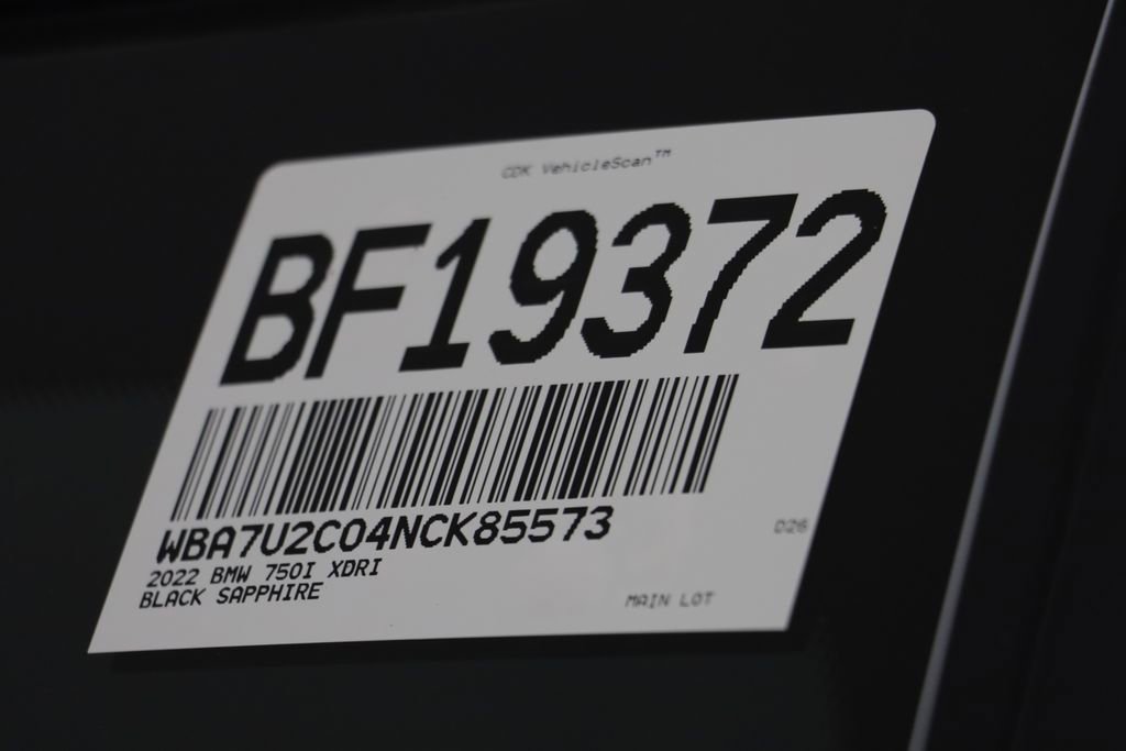 Certified 2022 BMW 750i xDrive w/ Autobahn Package AWD/4WD image 26