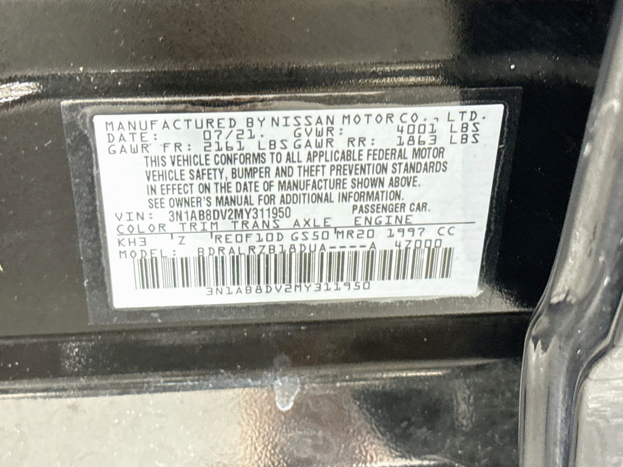Used 2021 Nissan Sentra SR FWD image 40