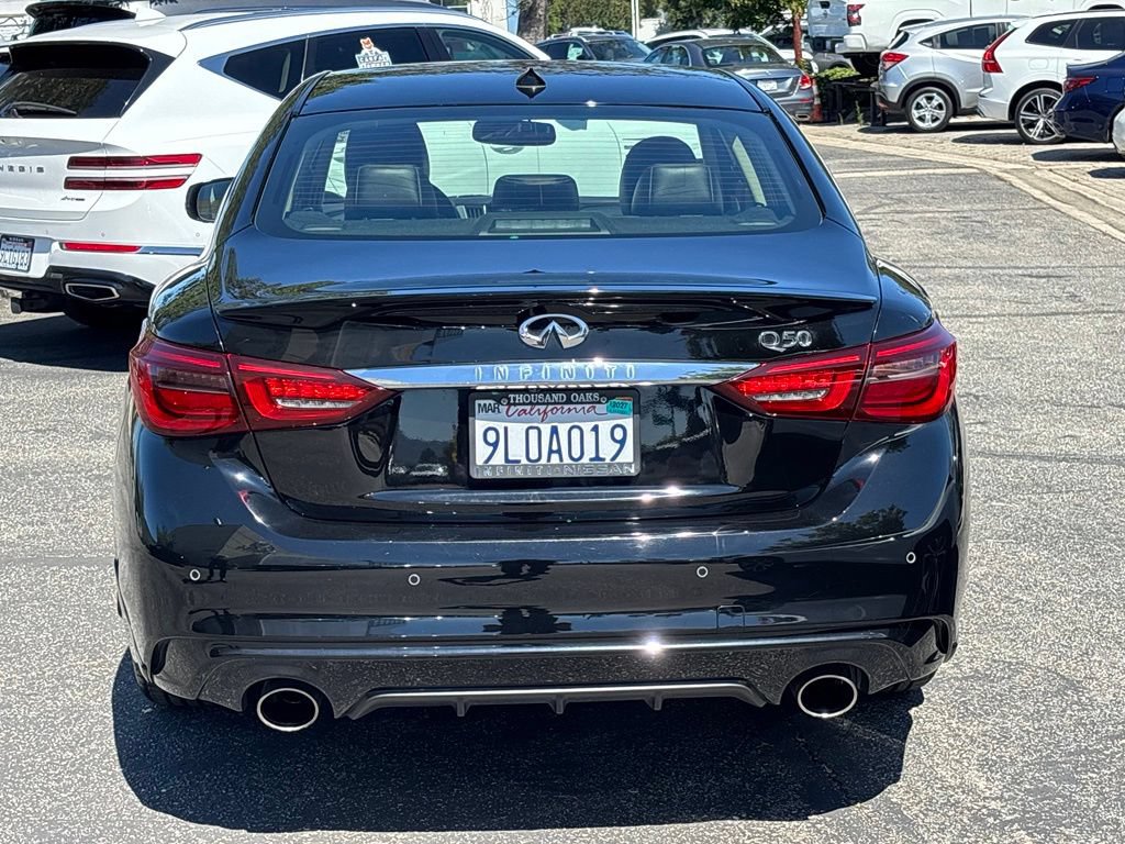 Certified 2024 INFINITI Q50 Luxe w/ Cargo Package RWD image 4
