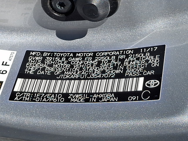 Used 2018 Toyota Prius Four FWD image 27