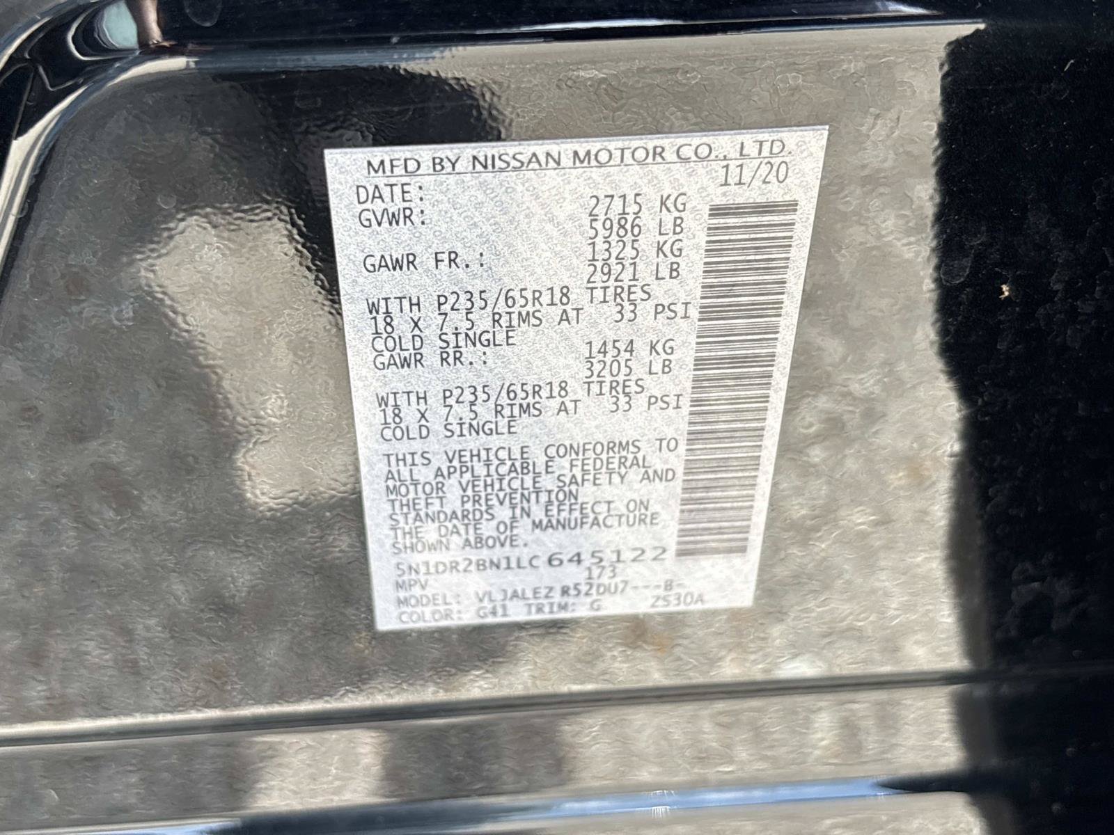 Used 2020 Nissan Pathfinder SV FWD image 12