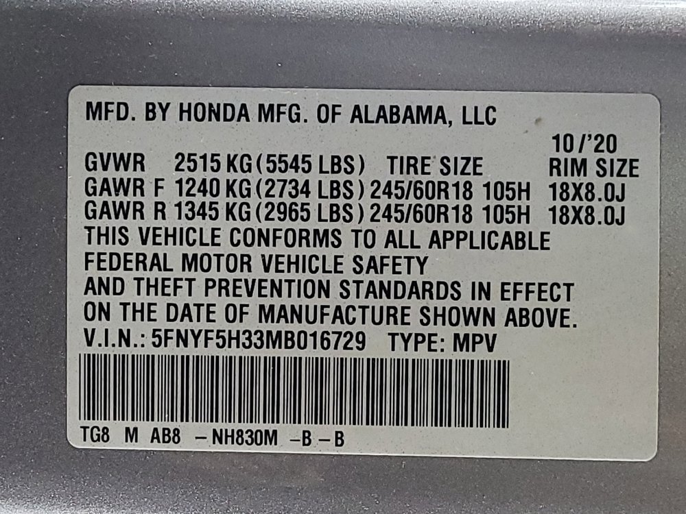Used 2021 Honda Pilot EX image 33