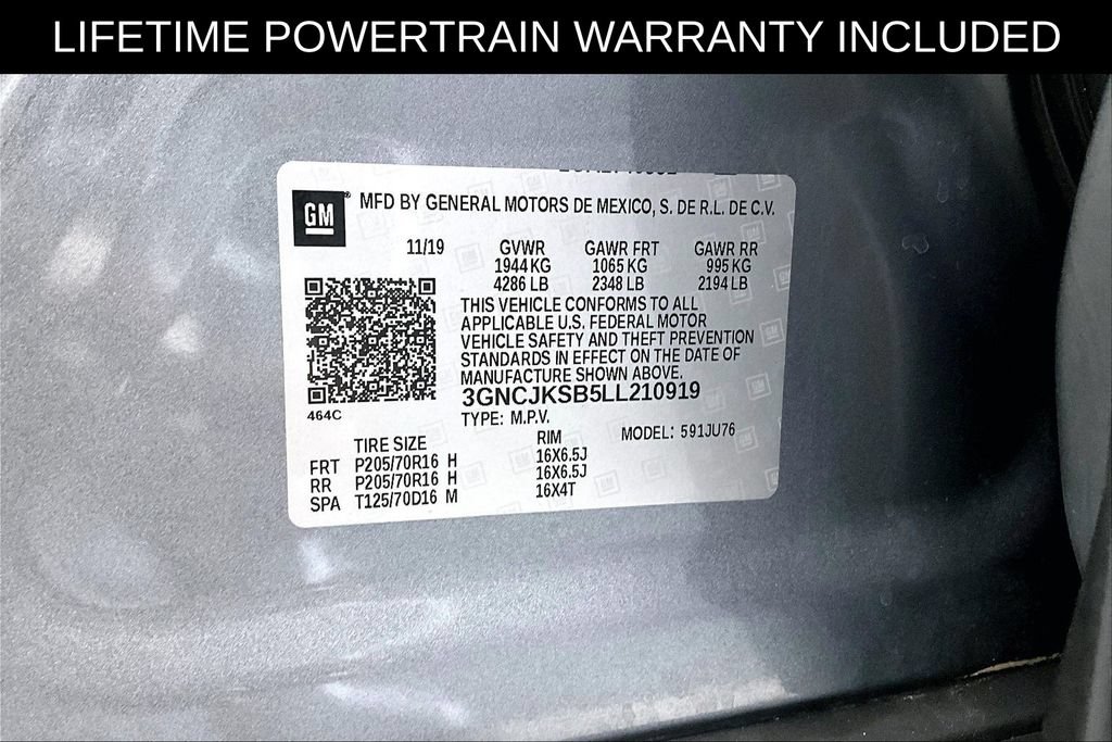 Used 2020 Chevrolet Trax LS w/ Tint and Cruise Package FWD image 43
