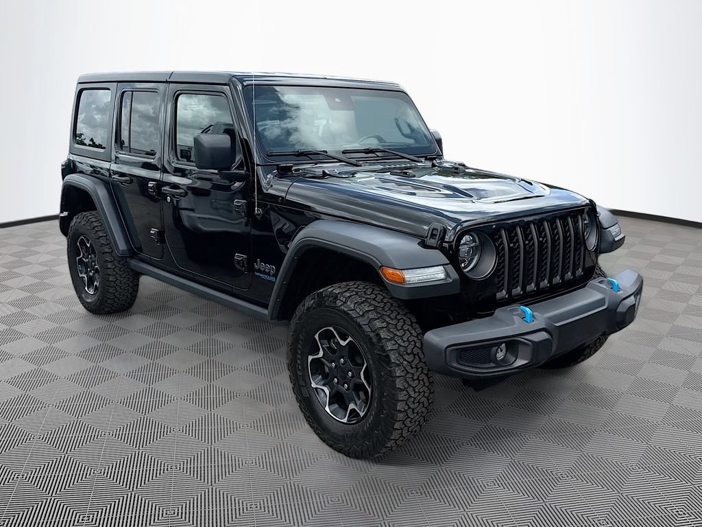Used 2022 Jeep Wrangler Unlimited Rubicon 4xe w/ Cold Weather Group AWD/4WD image 2