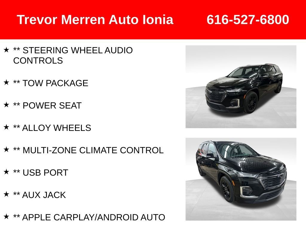 Used 2023 Chevrolet Traverse LT w/ Midnight/Sport Edition image 14