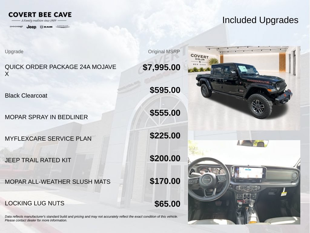 New 2026 Jeep Gladiator Mojave AWD/4WD image 8