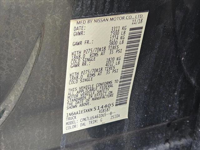 Used 2019 Nissan Titan PRO-4X AWD/4WD image 21