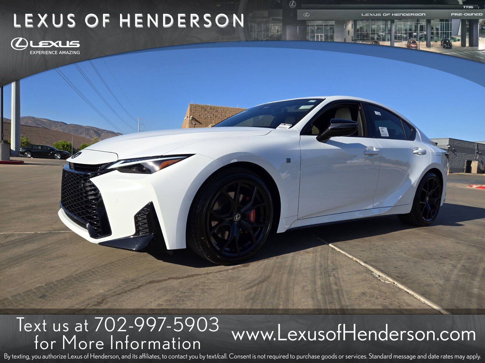 New 2026 Lexus IS 350 F Sport RWD image 1