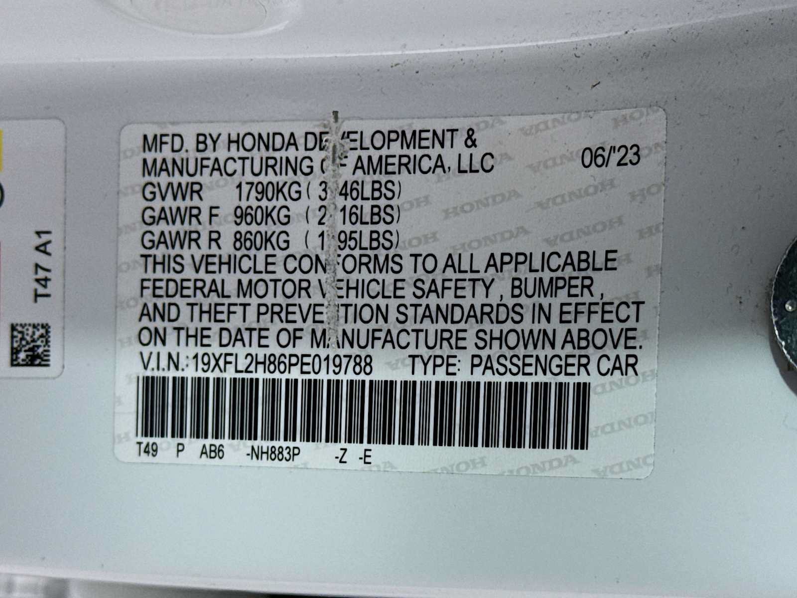 Certified 2023 Honda Civic Sport image 29