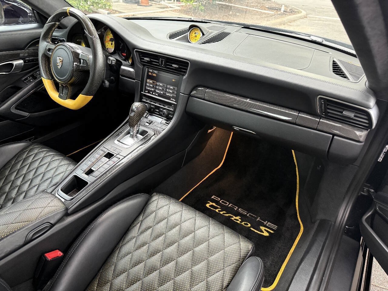 Used 2015 Porsche 911 Turbo S w/ High-end Infotainment Package AWD/4WD image 27