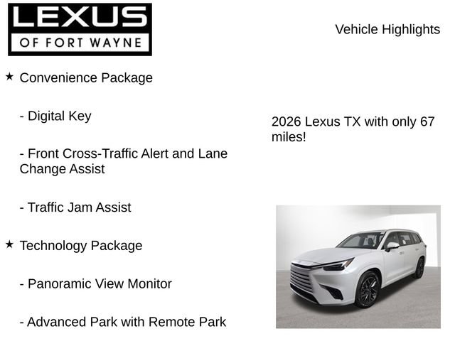 New 2026 Lexus TX 350 AWD image 7