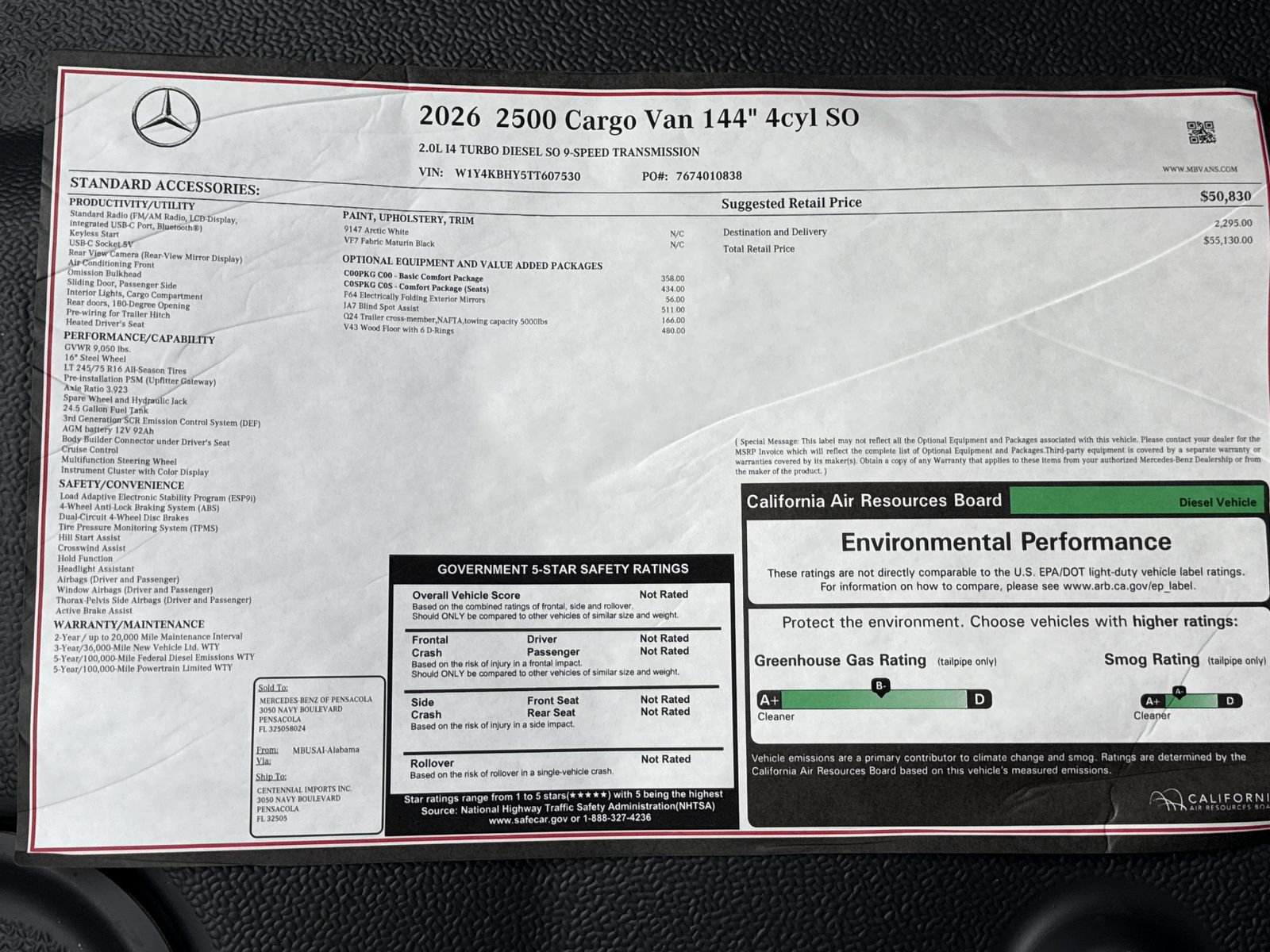 New 2026 Mercedes-Benz Sprinter 2500 image 31
