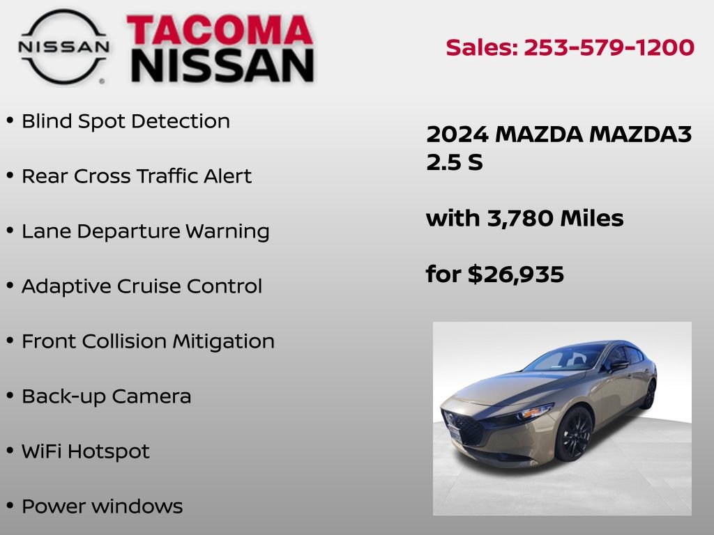 Used 2024 MAZDA MAZDA3 s image 6